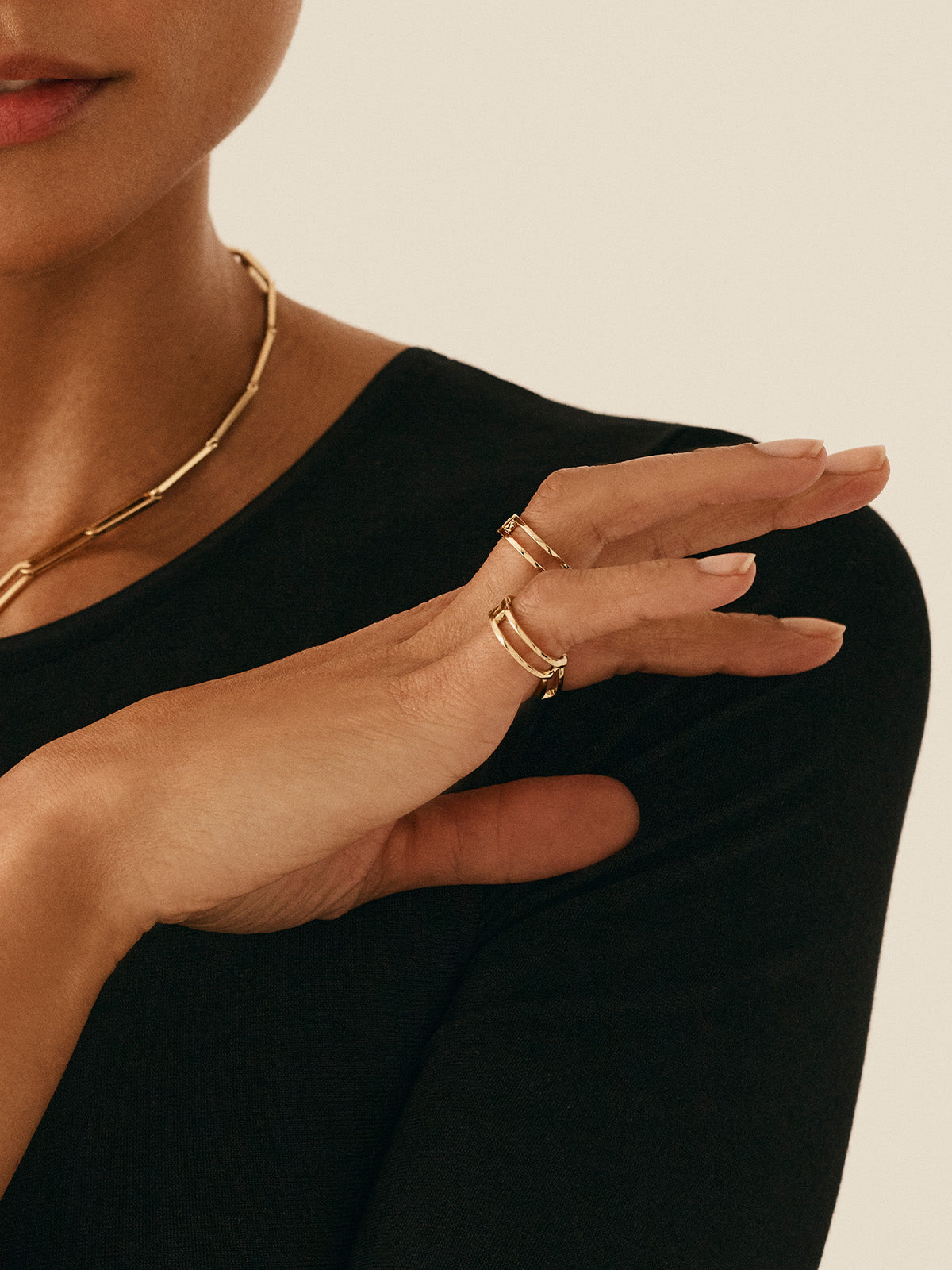 KINRADEN APS BREEZE Ring - 18k gold Rings