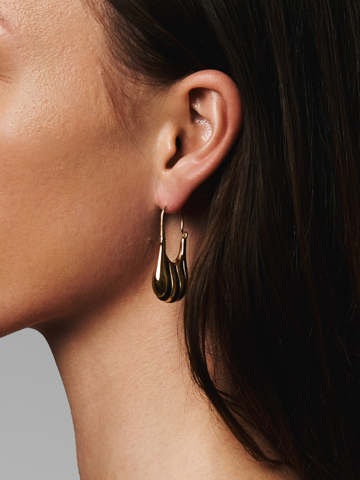 DORIC ØRERING MEDIUM 'ATHENA' GULD PAR
