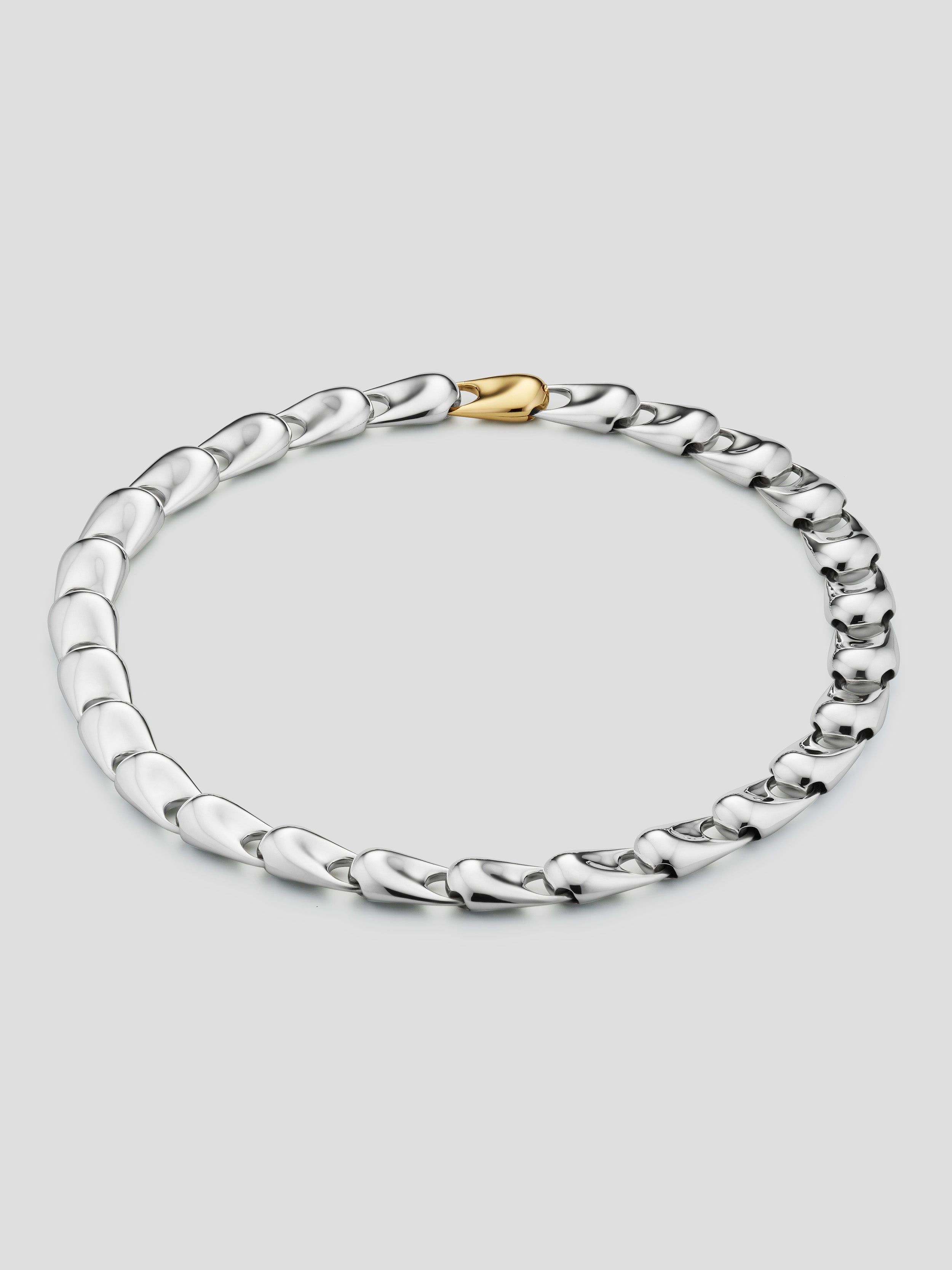 Electra Necklace Large in gold, product view