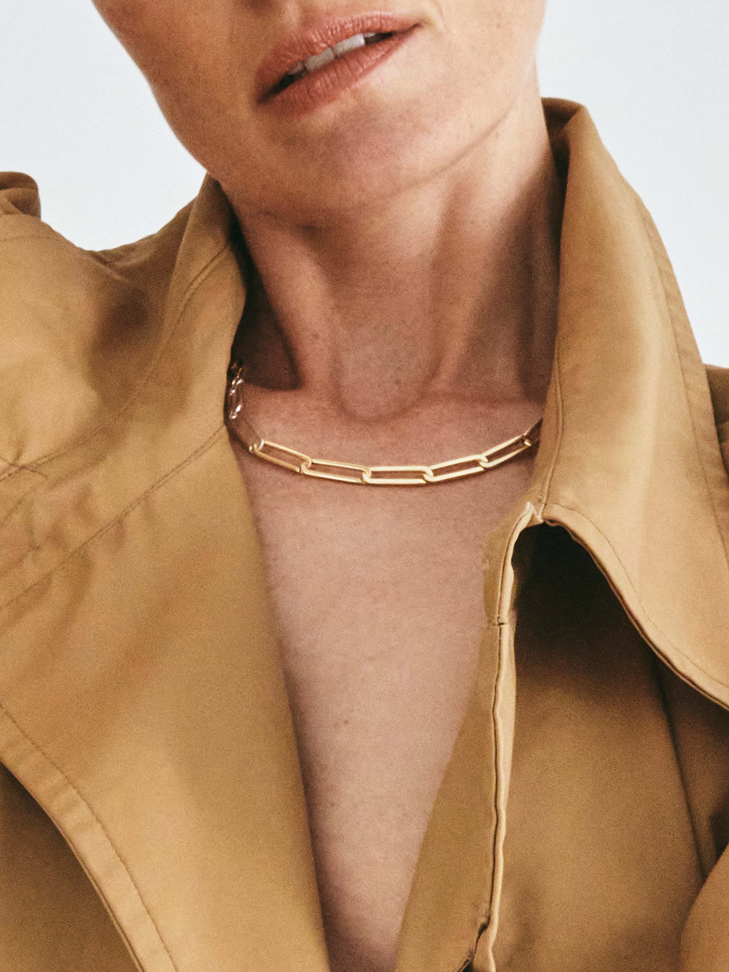 KINRADEN APS EXHALING HER LARGE Necklace - 18k gold, 3 silver links Necklaces