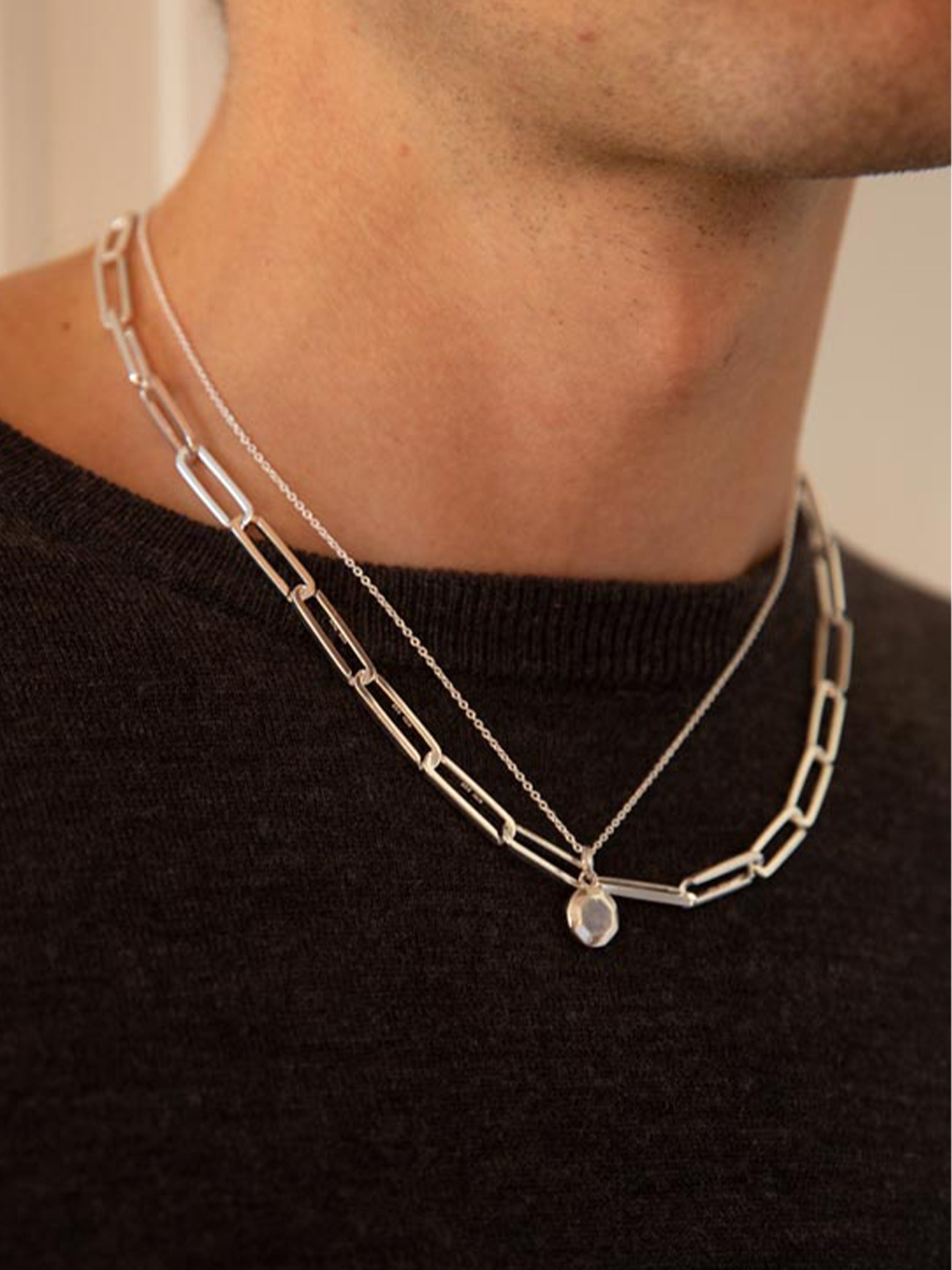 KINRADEN APS EXHALING HER LARGE Necklace - sterling silver Necklaces