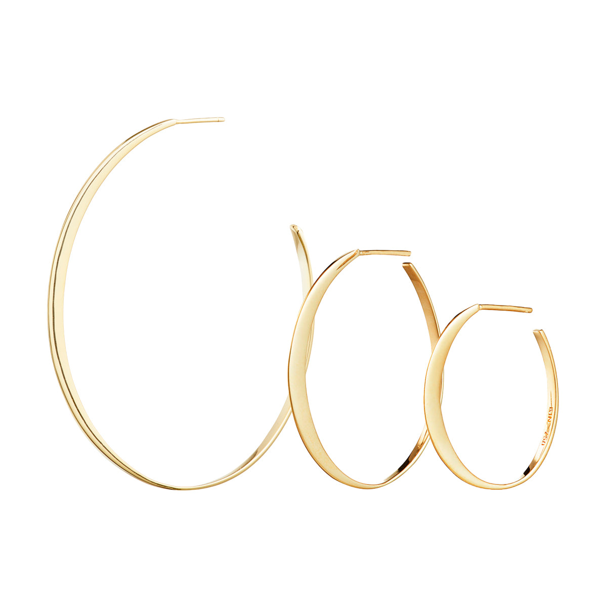 KINRADEN APS GLOW LARGE Earring - 18k gold Earrings