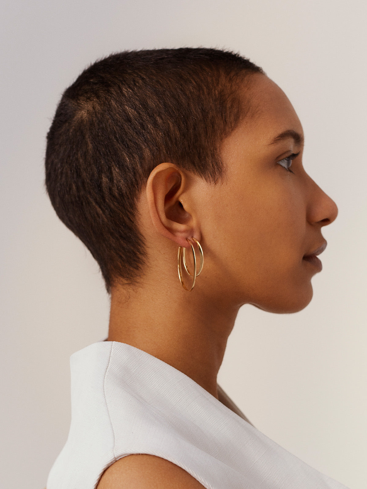 KINRADEN APS GLOW MEDIUM Earring - 18k gold Earrings
