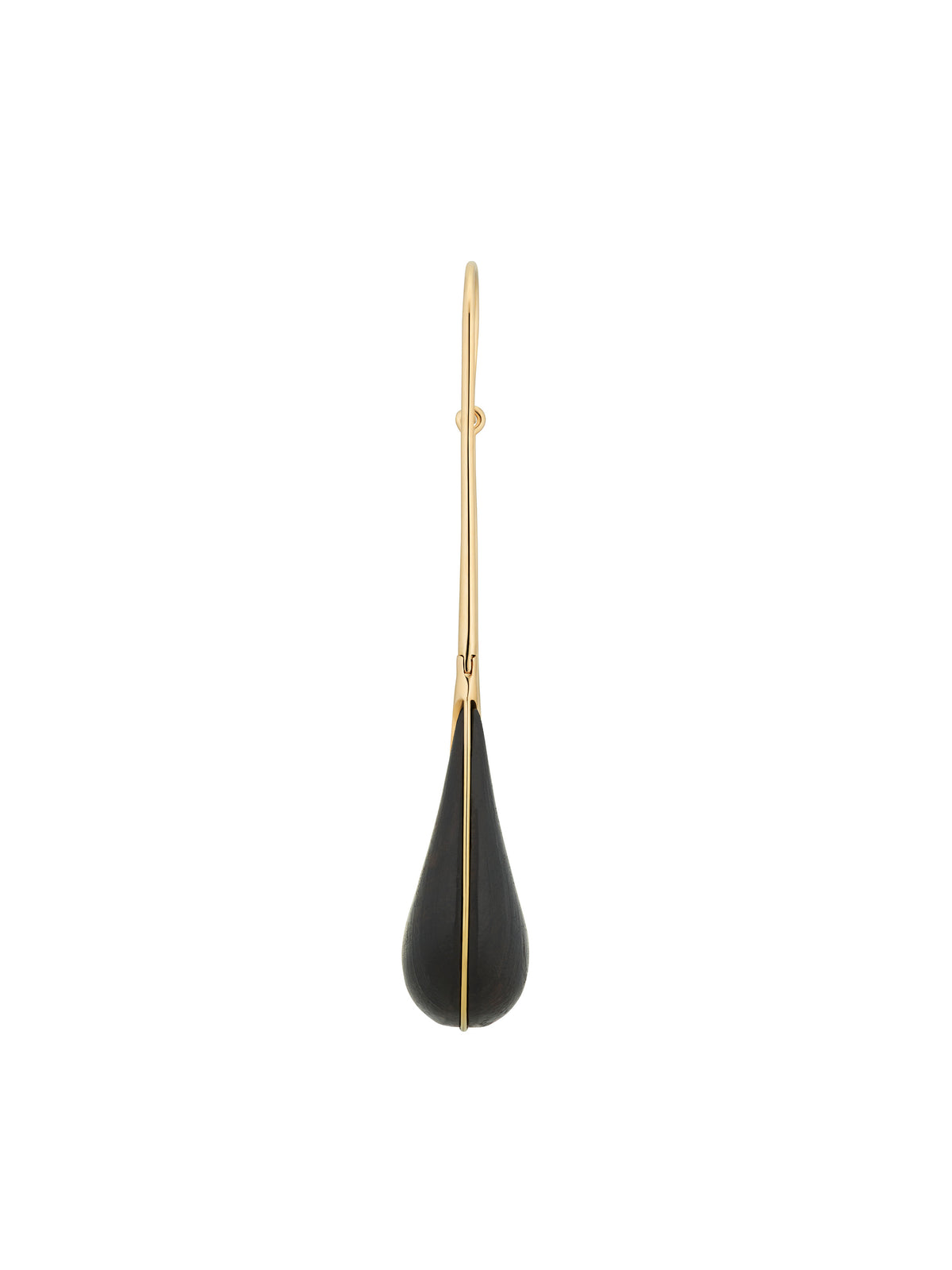 Ionic Earring Mpingo in gold, alternate product view 4