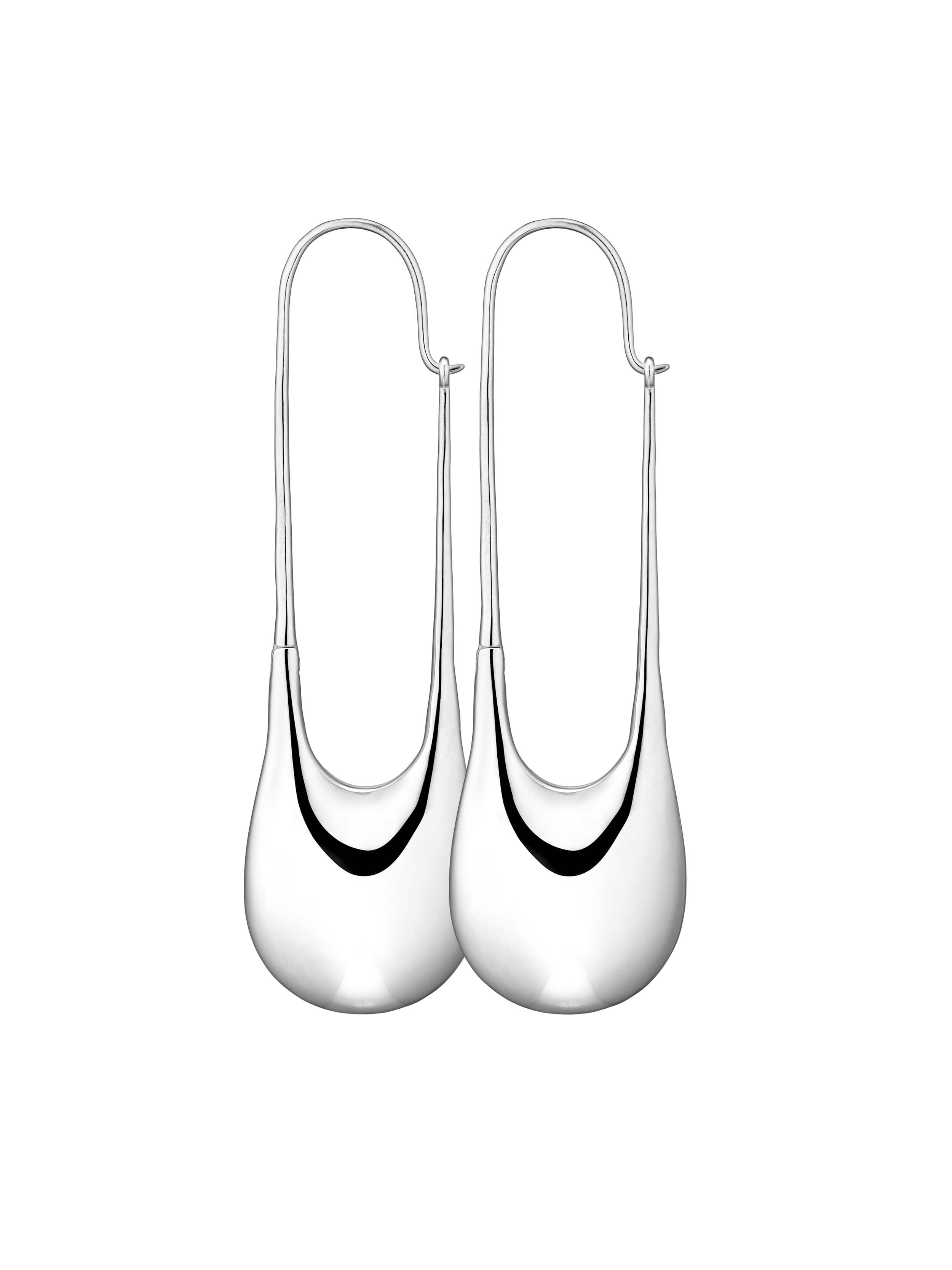 IONIC EARRING SILVER PAIR