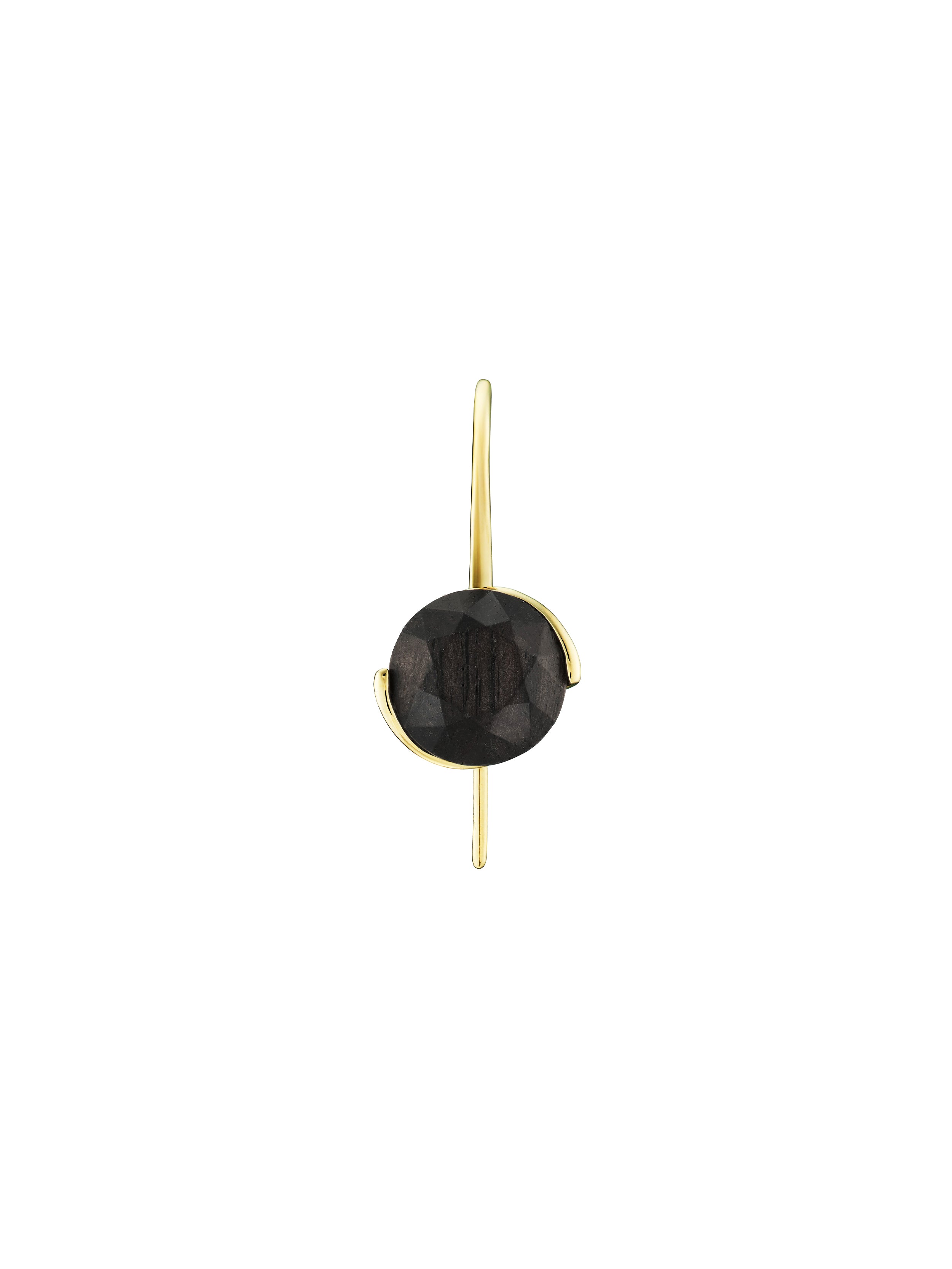 MEADOW EARRING 3CT. BRILLIANT CUT MPINGO LEFT