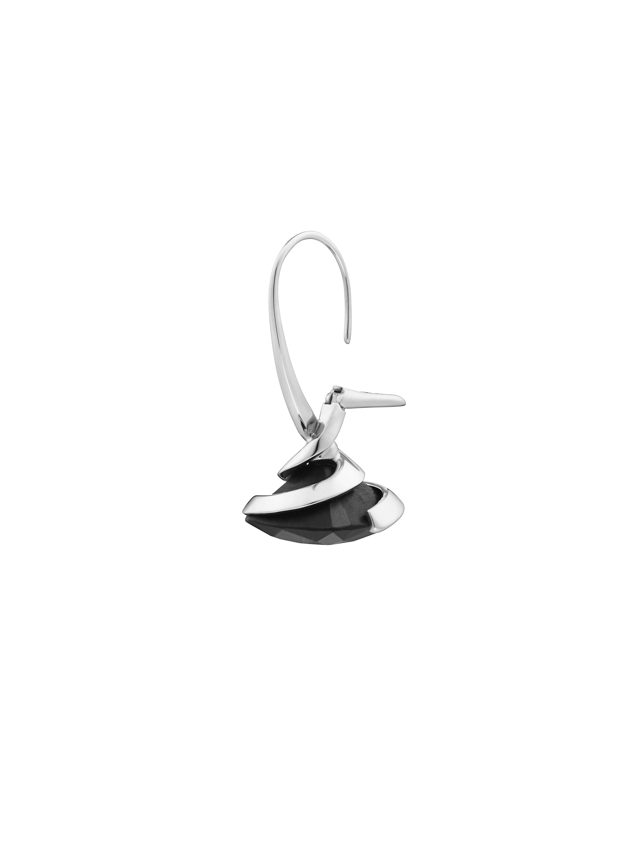 MIST EARRING 7CT. CUSHION CUT MPINGO LEFT