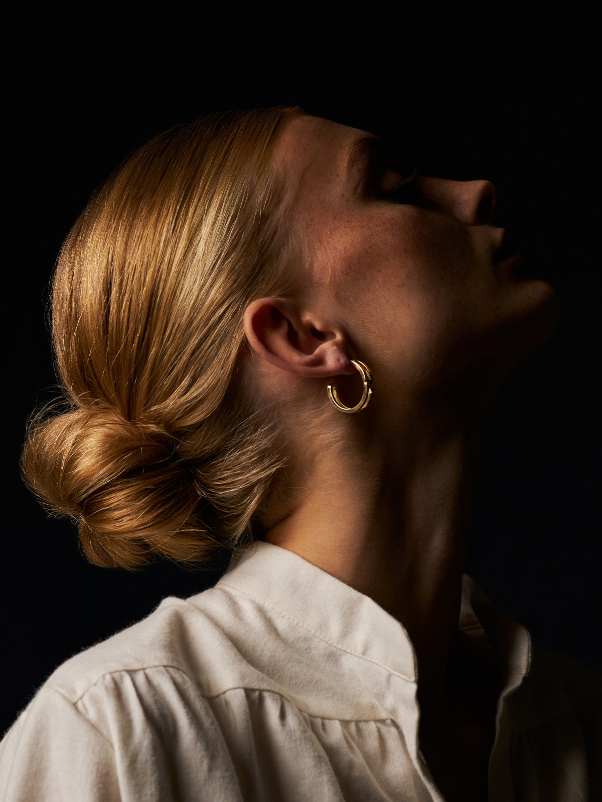 KINRADEN APS THE GASP LARGE Earring - 18k gold Earrings