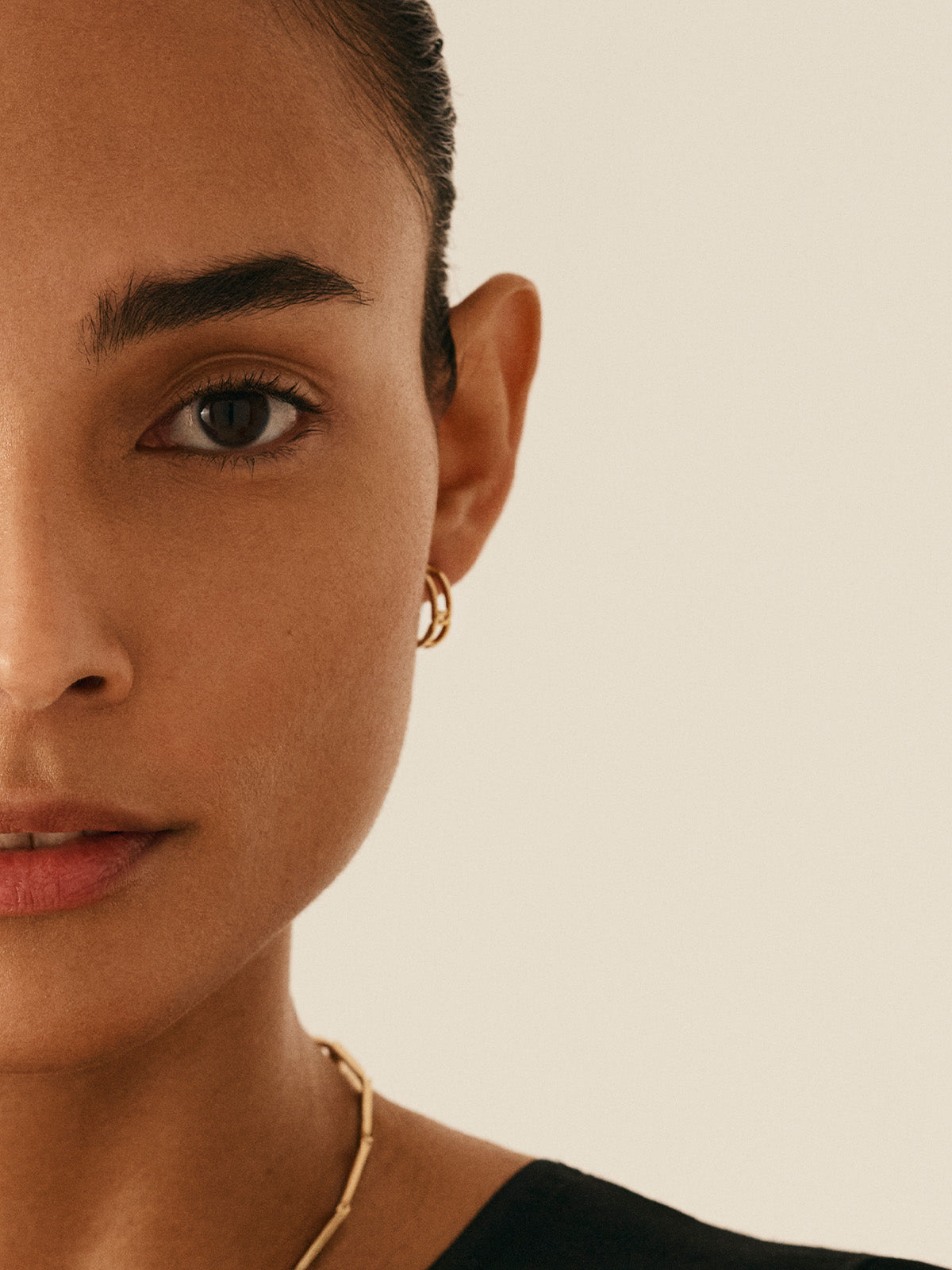 KINRADEN APS THE GASP SMALL Earring - 18k gold Earrings
