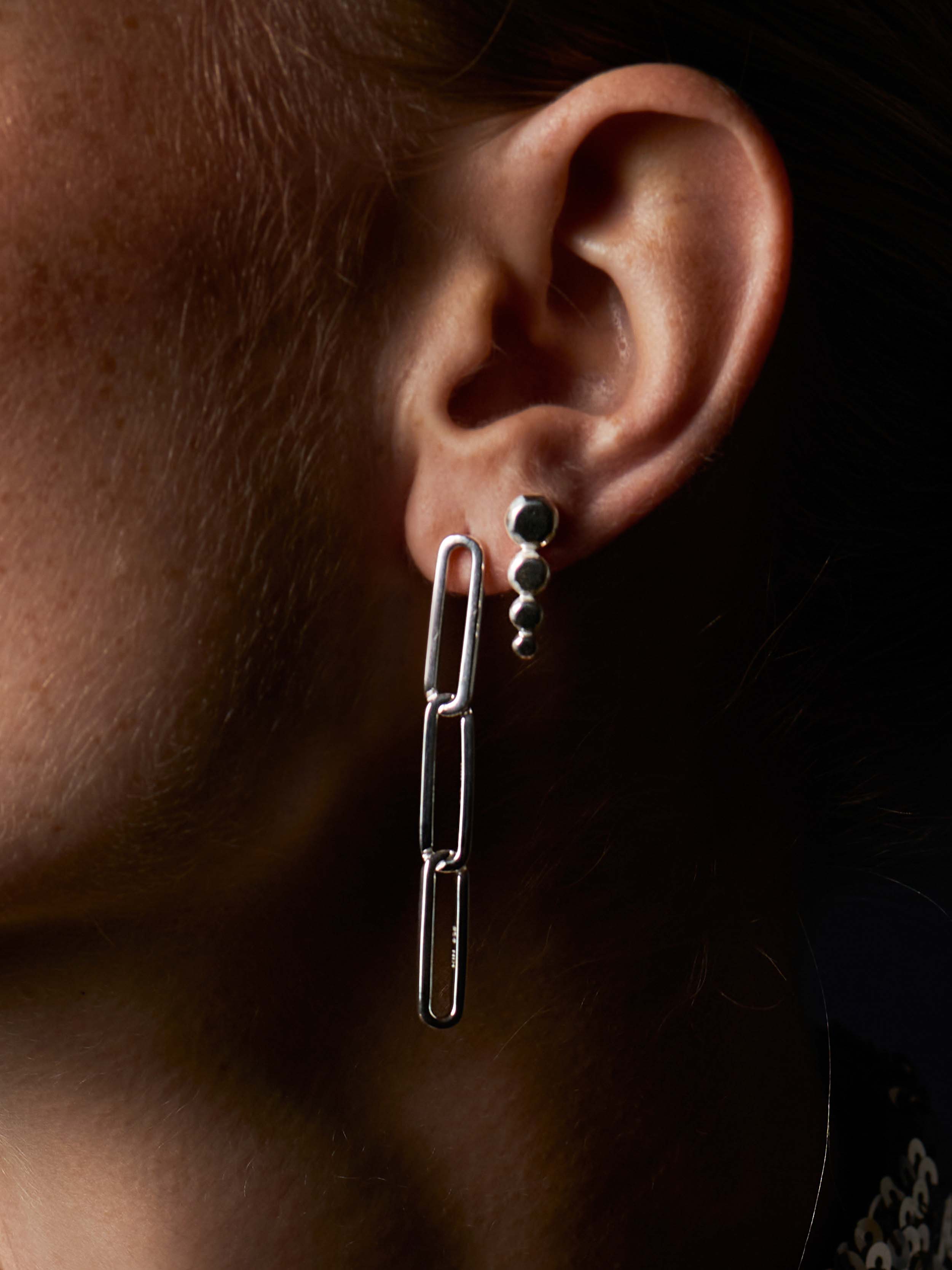 KINRADEN APS THE SIGH III MEDIUM Earring - sterling silver Earrings