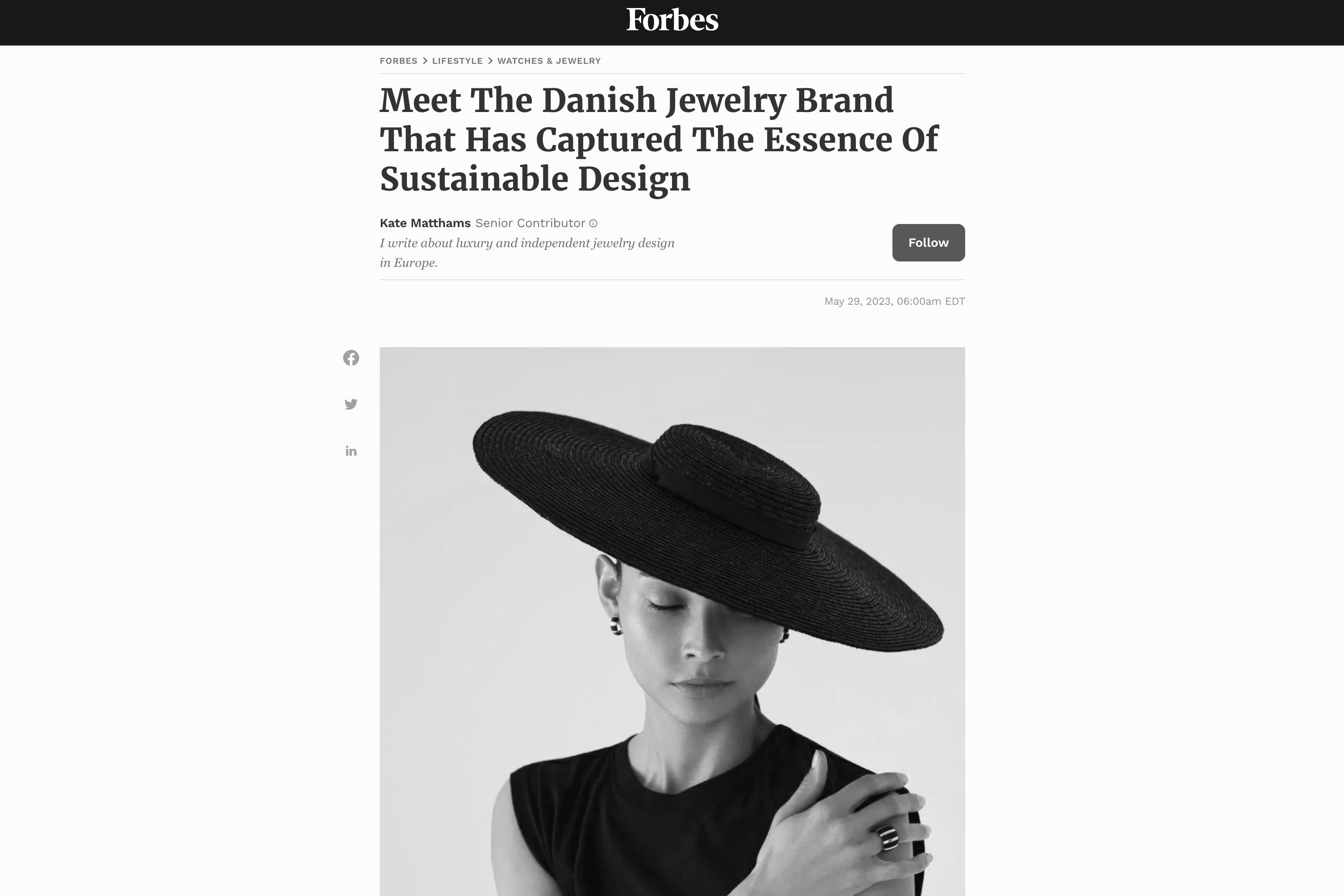 Danish 2025 jewellery brand
