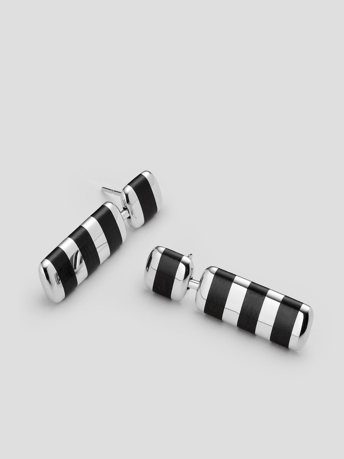 Betty Earring Pair in sterling silver, product view