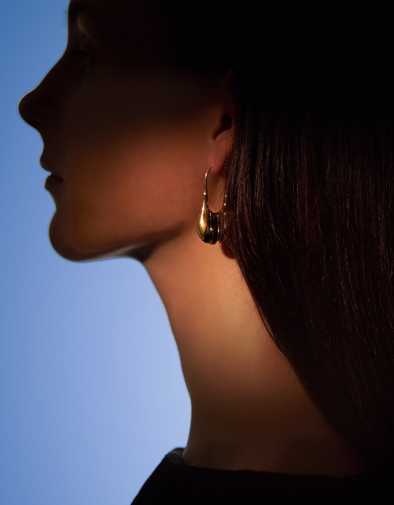 KINRADEN APS DORIC MEDIUM "ATHENA" Earring - 18k gold (a pair) Earrings