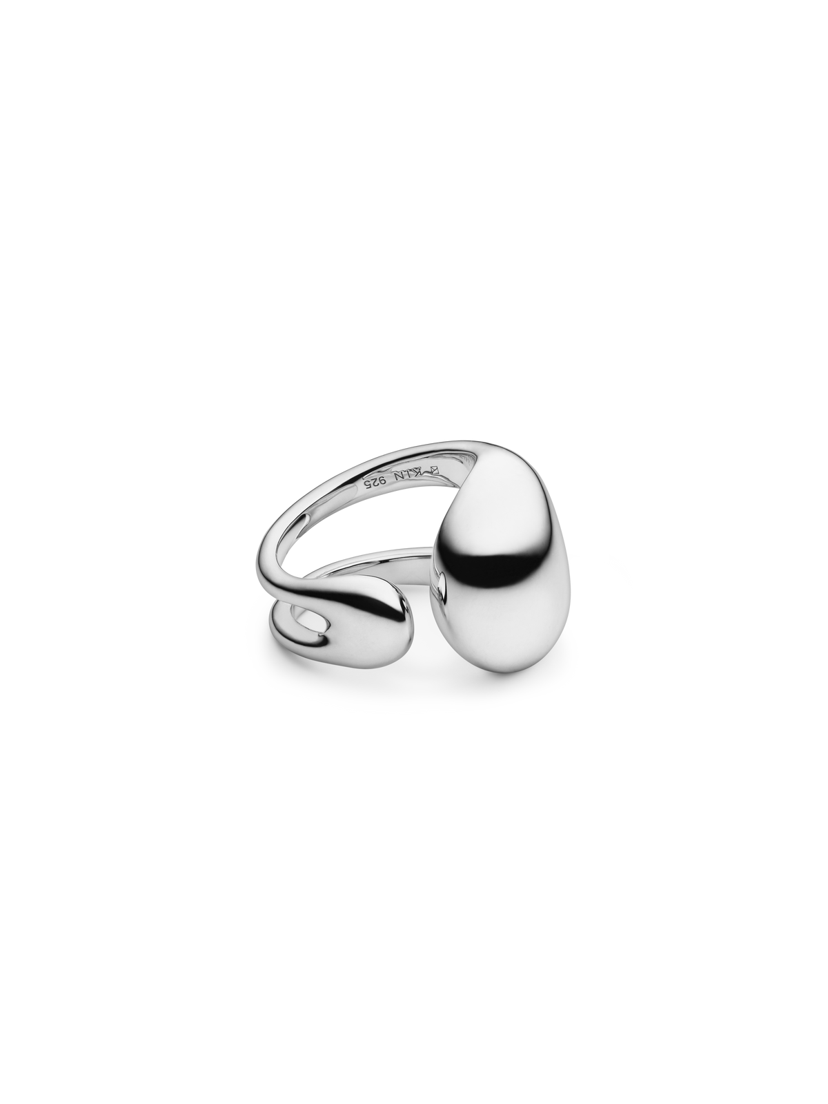 Chunky silver ring