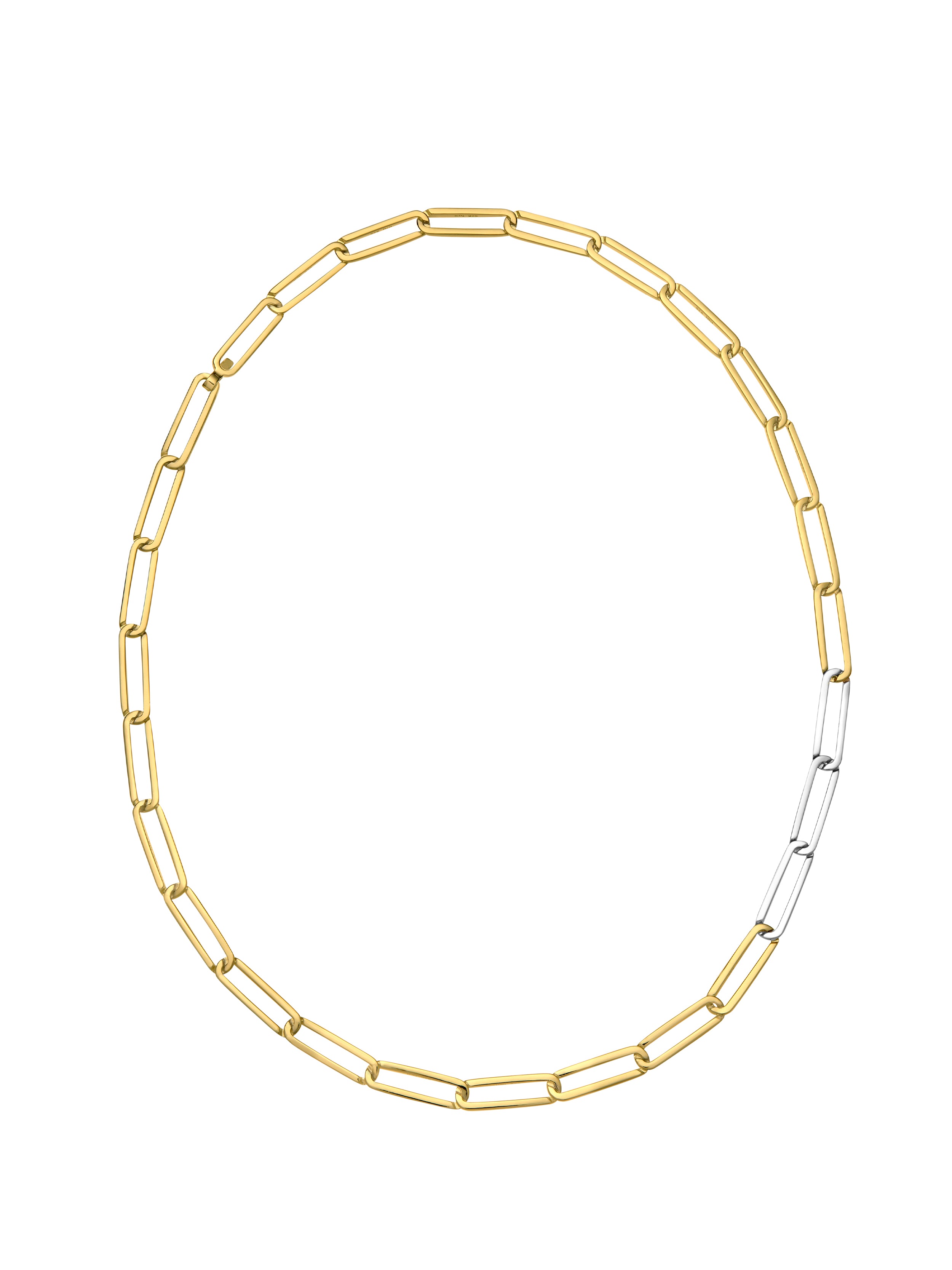 KINRADEN APS EXHALING HER LARGE Necklace - 18k gold, 3 silver links Necklaces