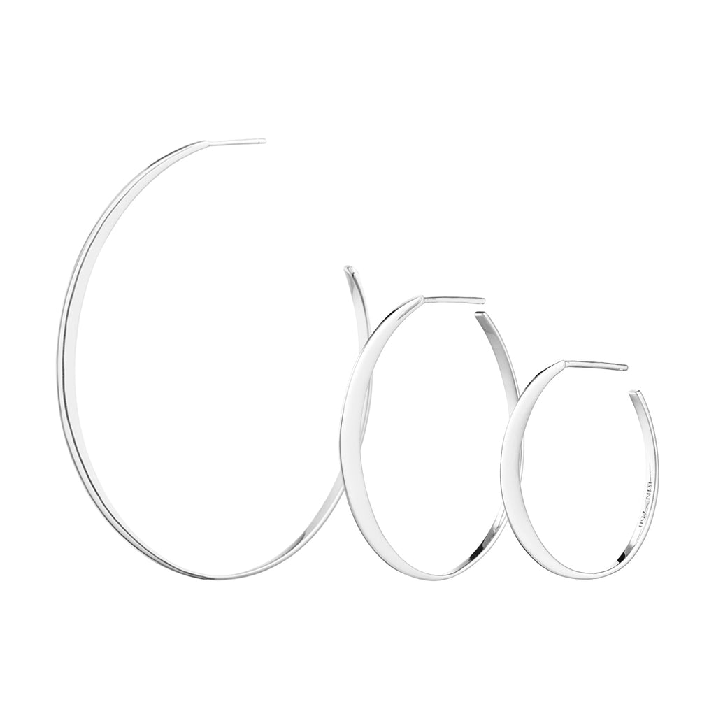 KINRADEN APS GLOW LARGE Earrings - sterling silver (a pair) Earrings