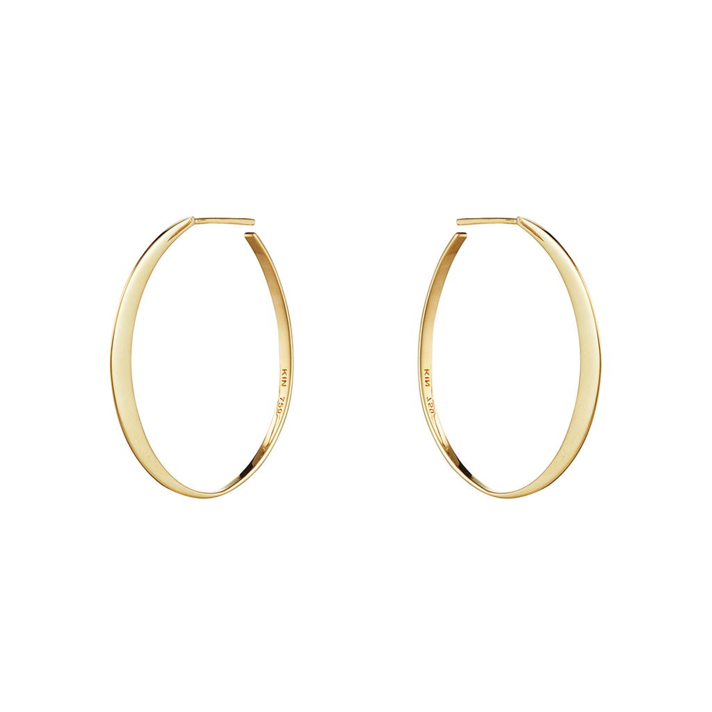 KINRADEN APS GLOW MEDIUM Earrings - 18k gold (a pair) Earrings