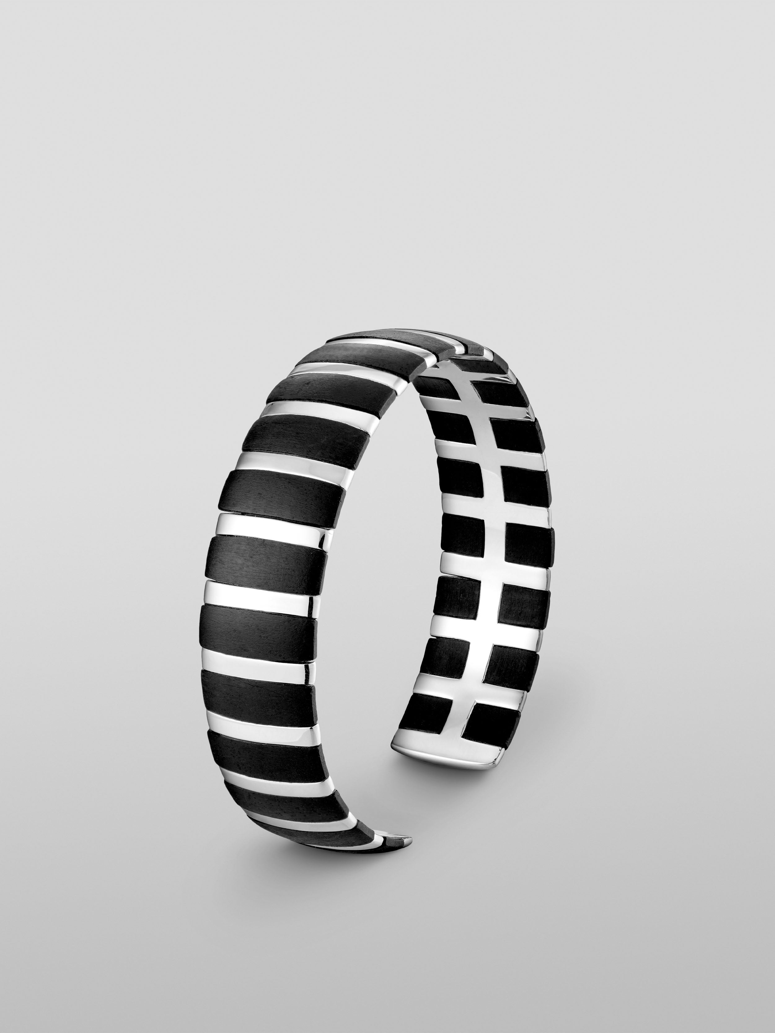 KINRADEN APS HELENA STRIPED BANGLE LARGE Bracelets