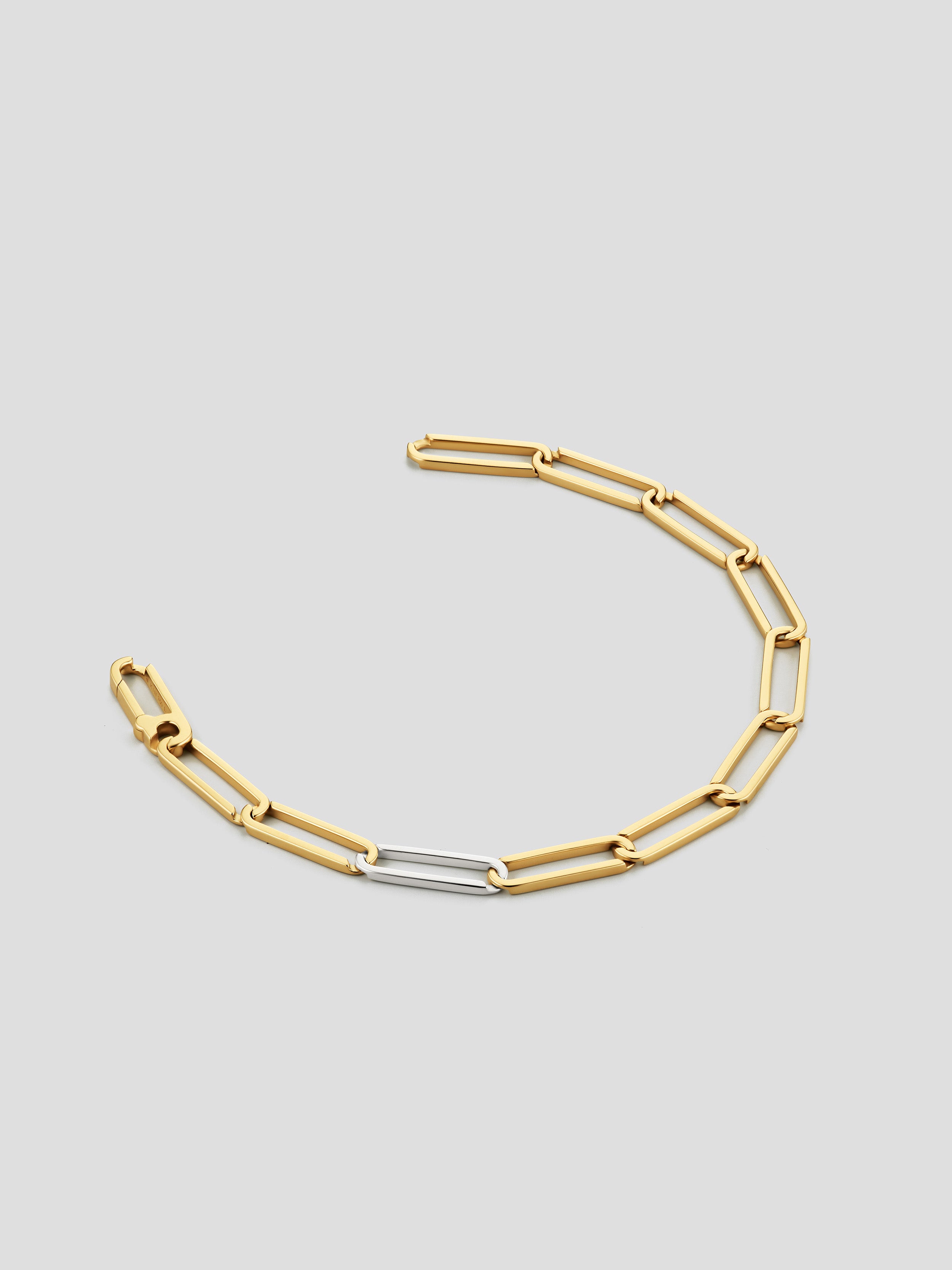 Inhaling Him Bracelet in gold, product view