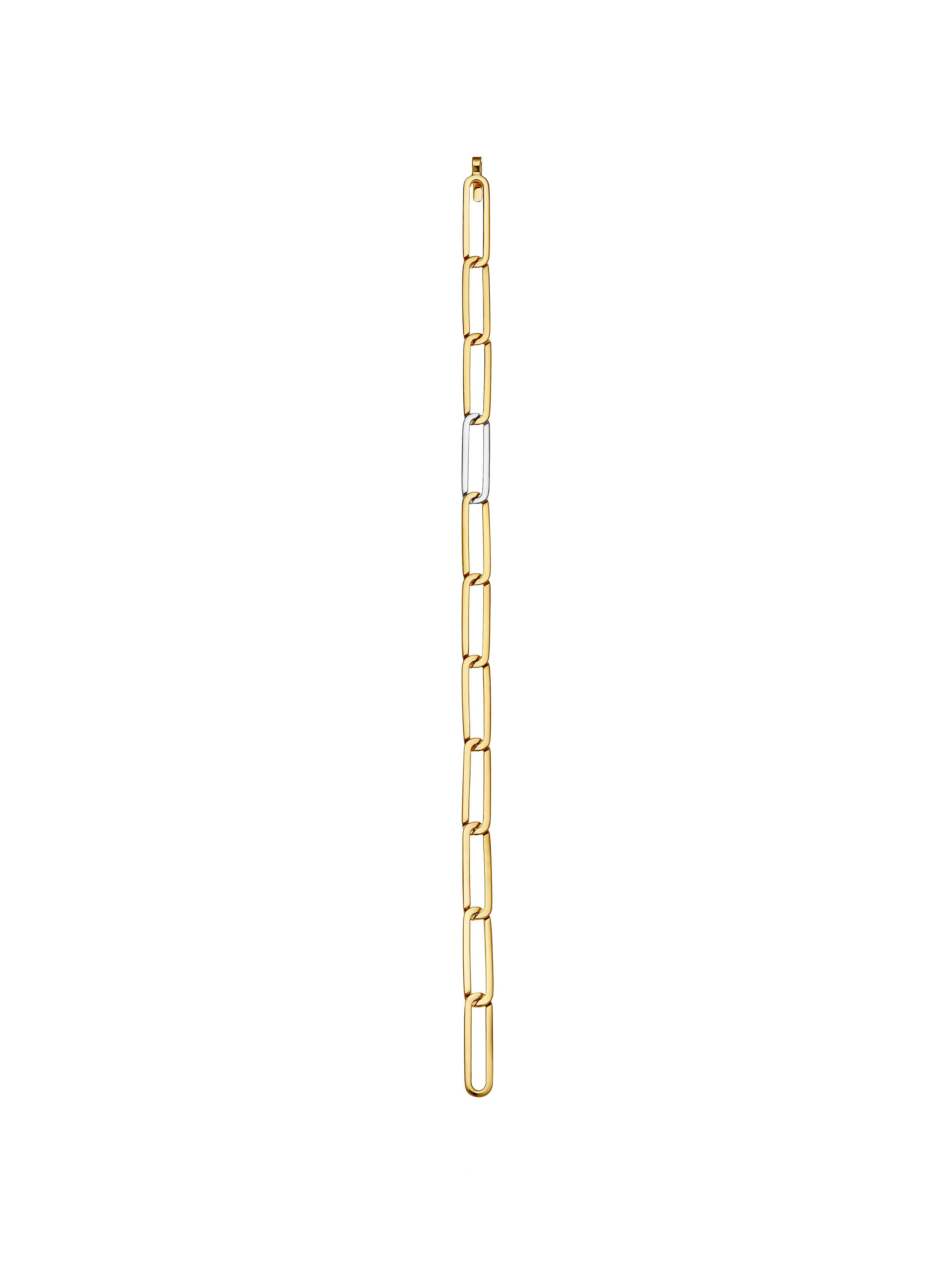 KINRADEN APS INHALING HIM MEDIUM Bracelet - 18k gold, 1 silver link Bracelets