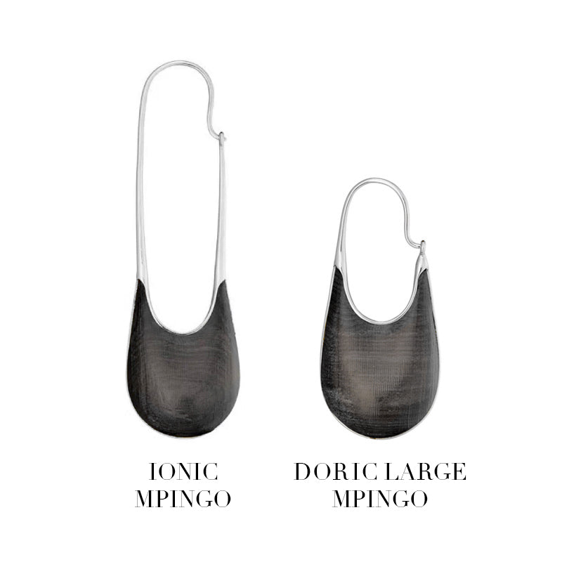 KINRADEN APS IONIC MPINGO Earring - sterling silver Earrings