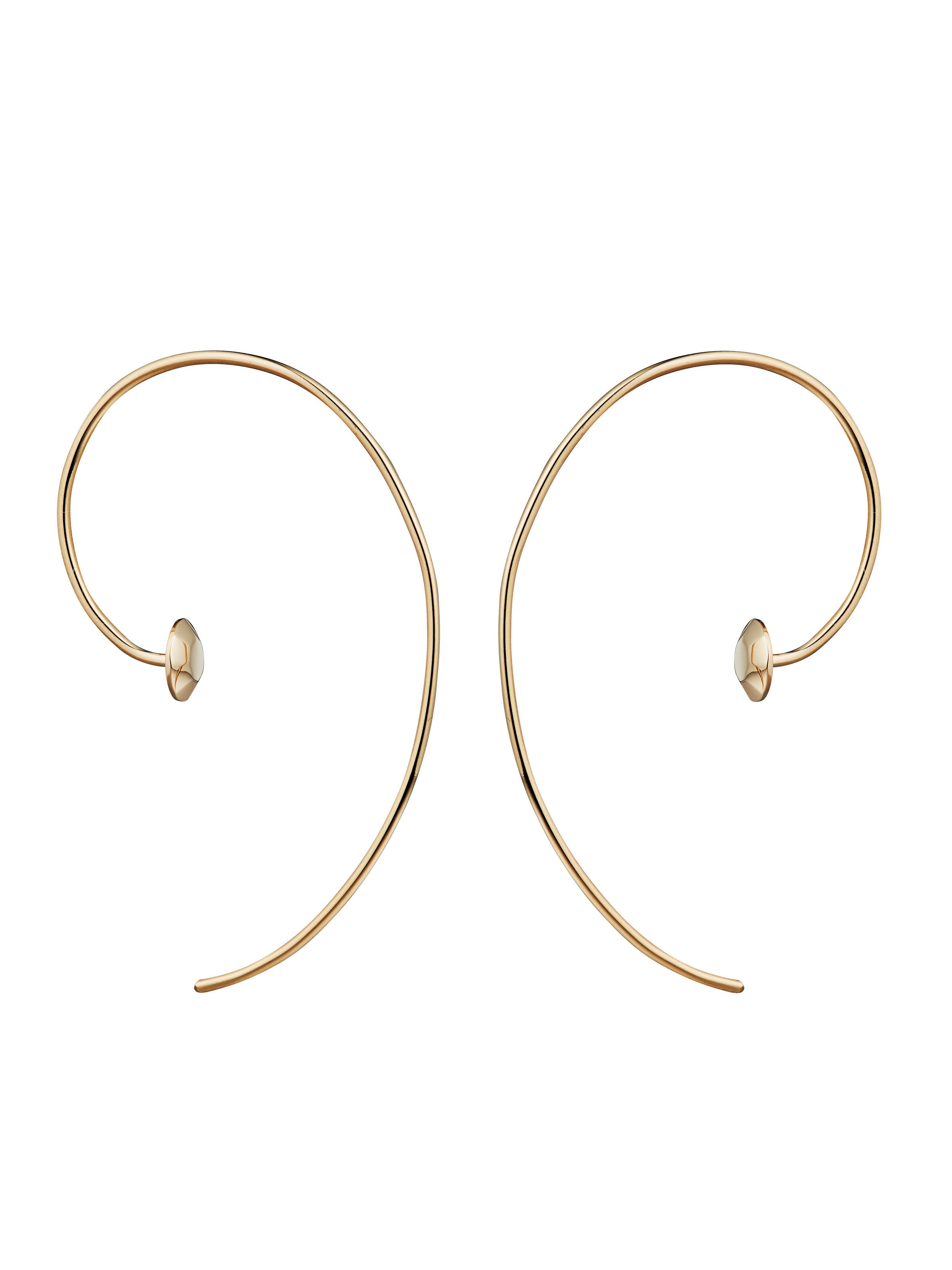 KINSMEN EARRING GOLD PAIR