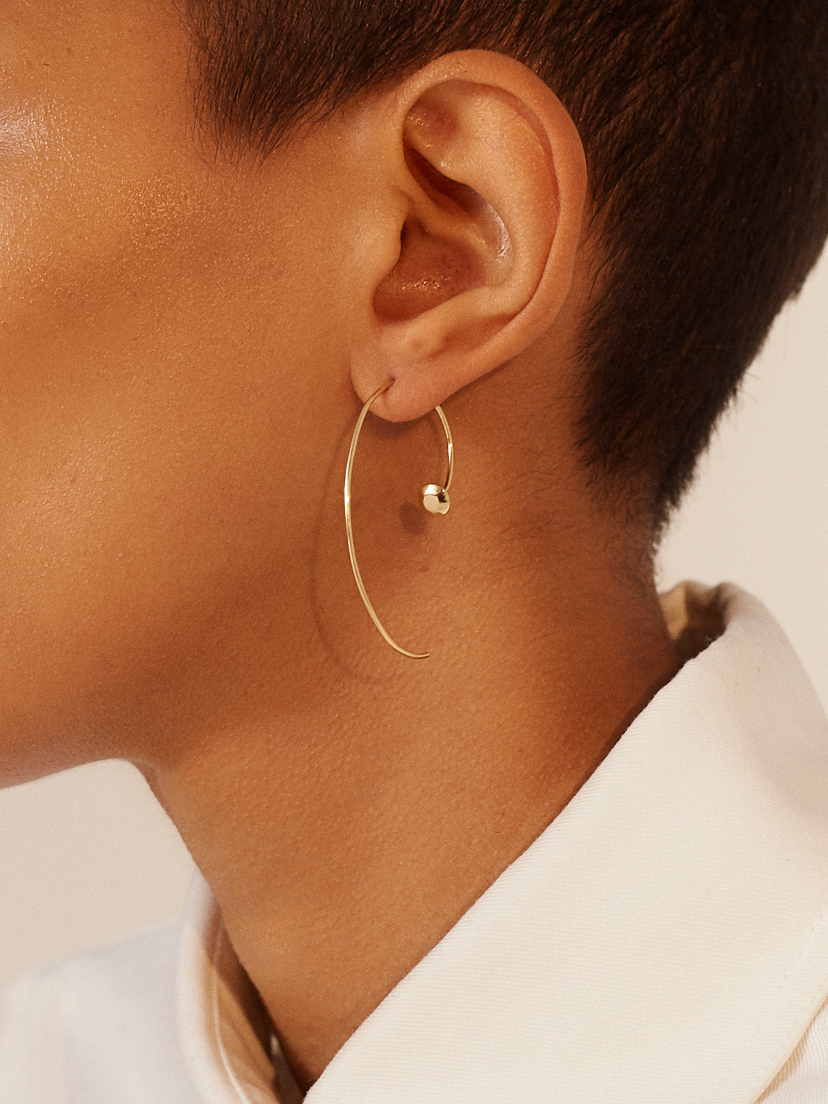 KINSMEN EARRING GOLD PAIR