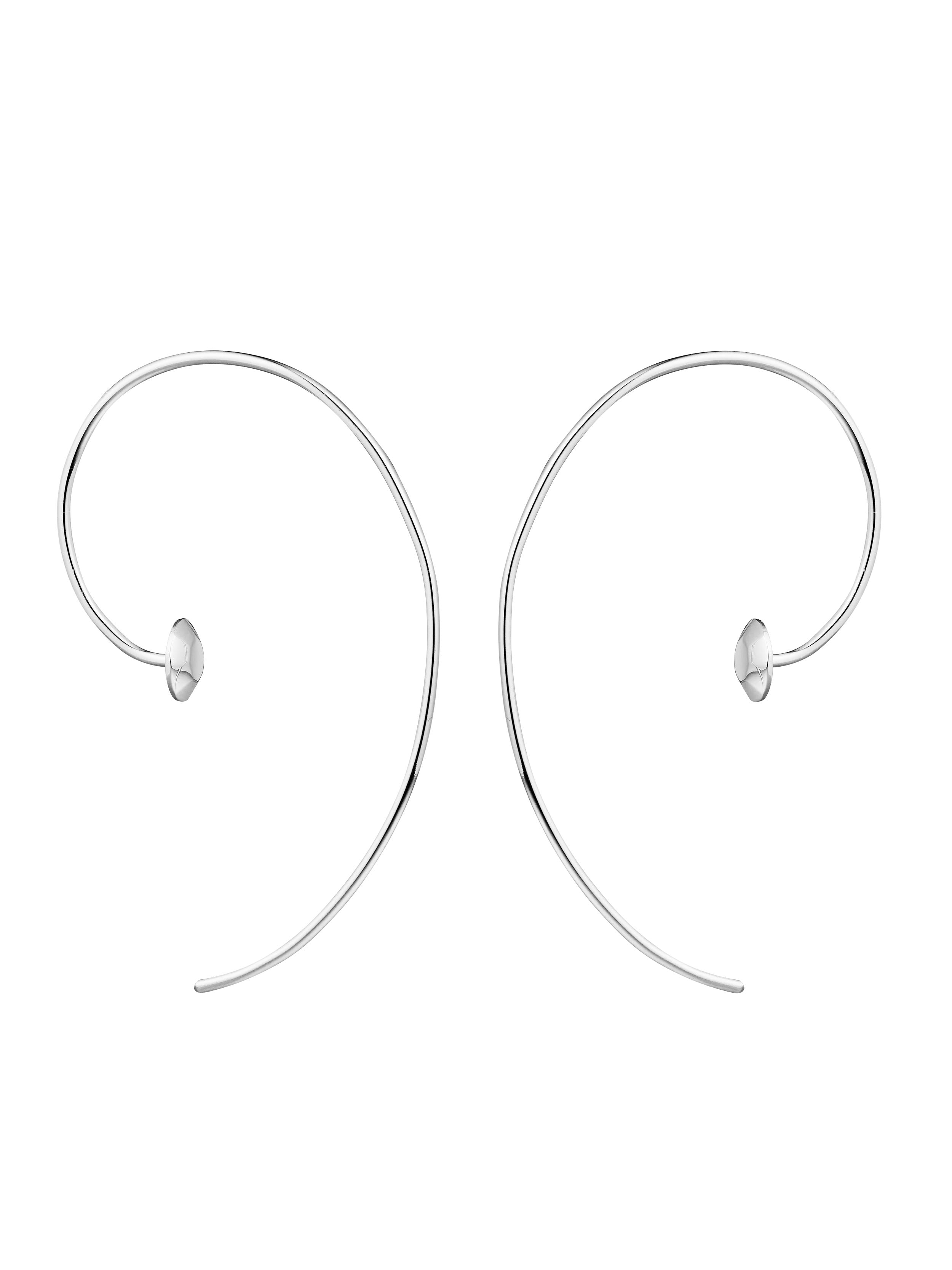 KINSMEN EARRING SILVER PAIR