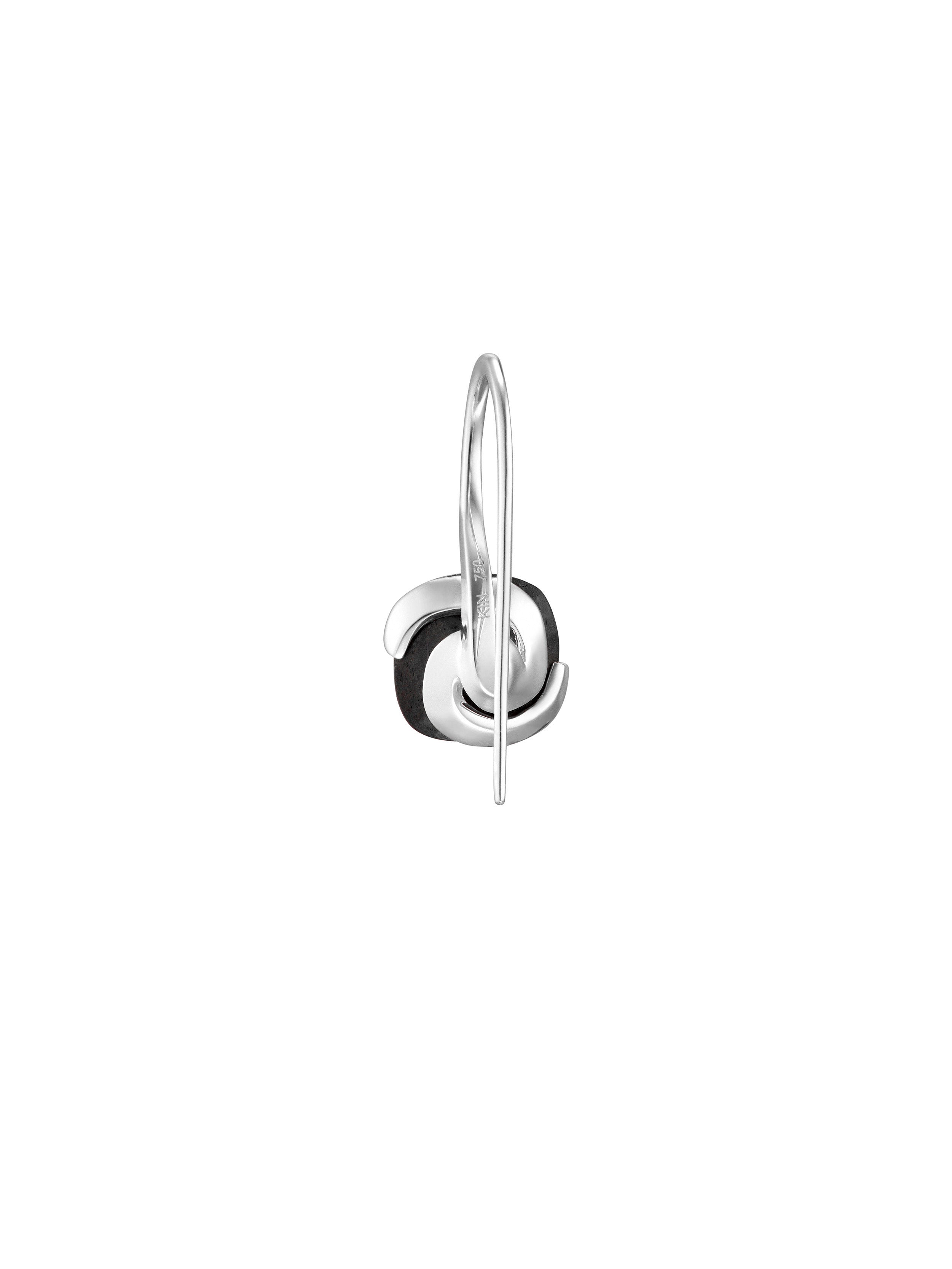 MEADOW EARRING 3CT. CUSHION CUT MPINGO LEFT