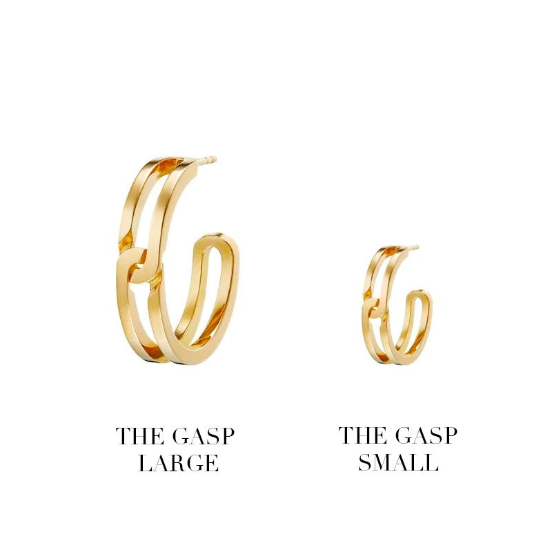 KINRADEN APS THE GASP SMALL Earring - 18k gold (a pair) Earrings