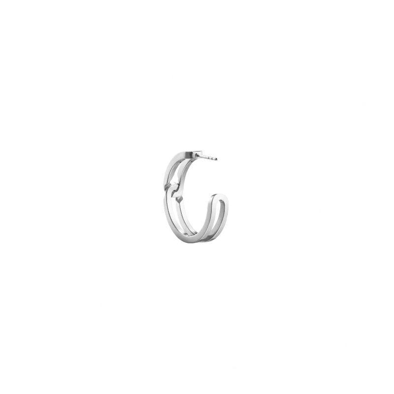 THE GASP SMALL Earring - sterling silver