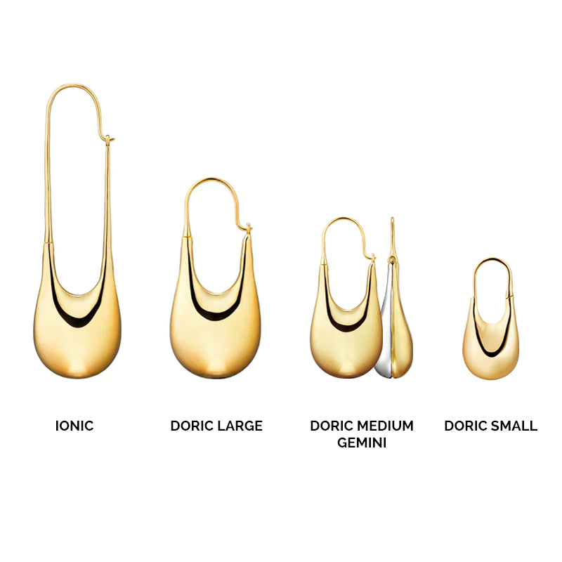 KINRADEN APS DORIC SMALL Earrings - 18k gold (a pair) Earrings
